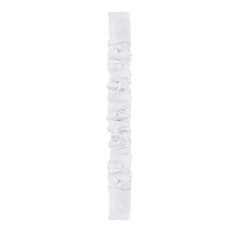Aory Chandelier Chain Cover Cord Cover 6 Feet Cotton Linen Effect Fabric Cream White Color - Image 1